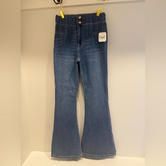 Altar'd State Blue Flare Jeans - Picture 3 of 5